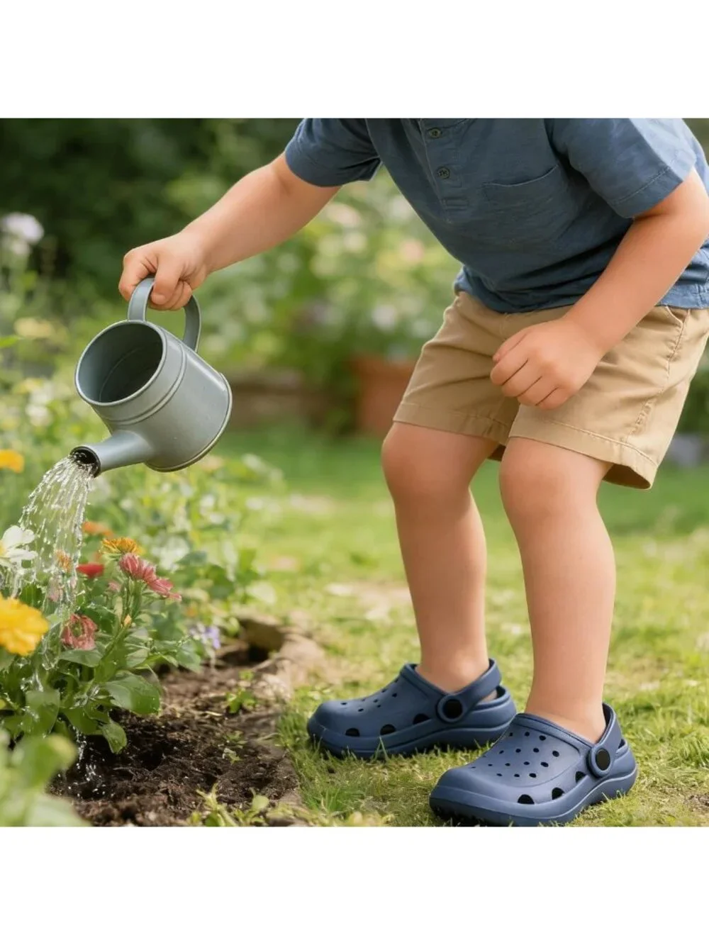 Unisex Kids Clogs - Cartoon Garden Slides, Beach Sandals & Indoor/Outdoor